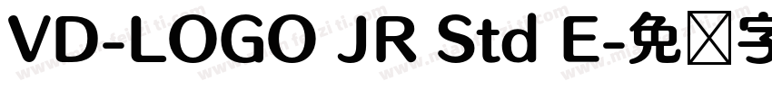 VD-LOGO JR Std E字体转换